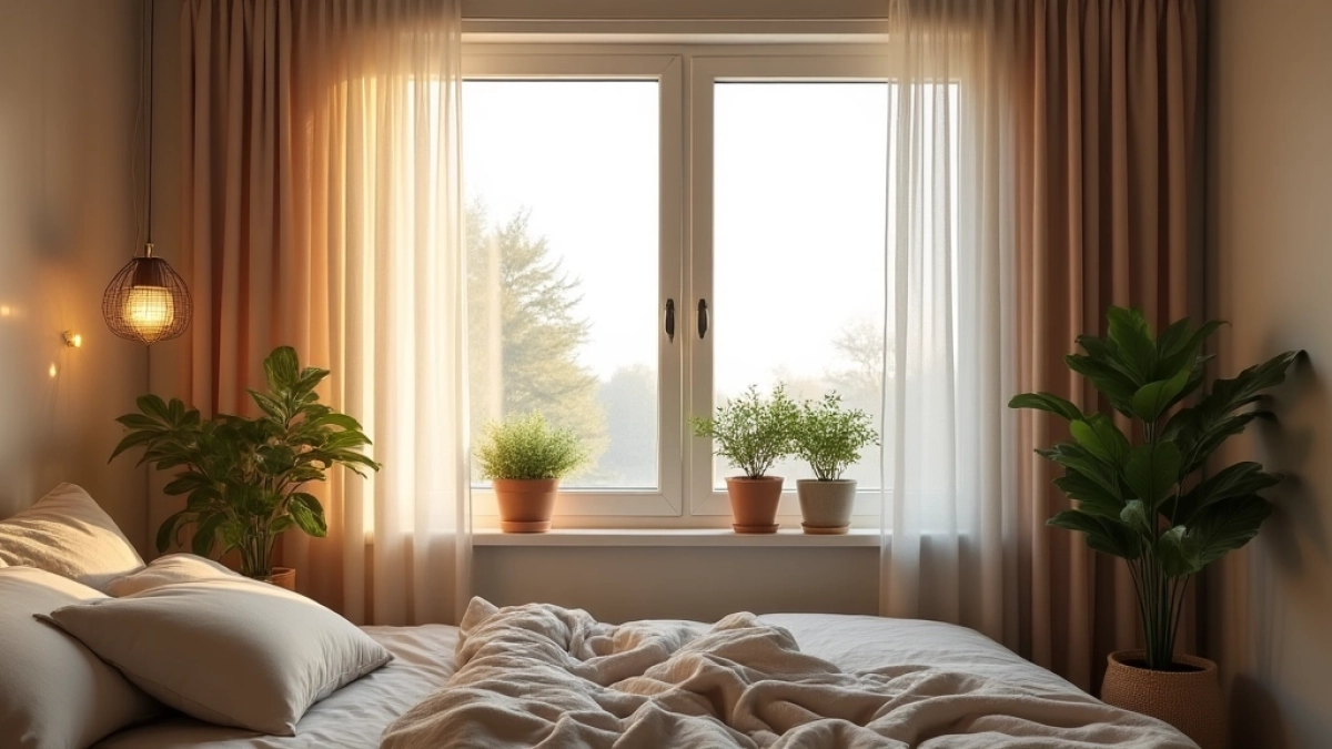 Jak udekorować okno w sypialni