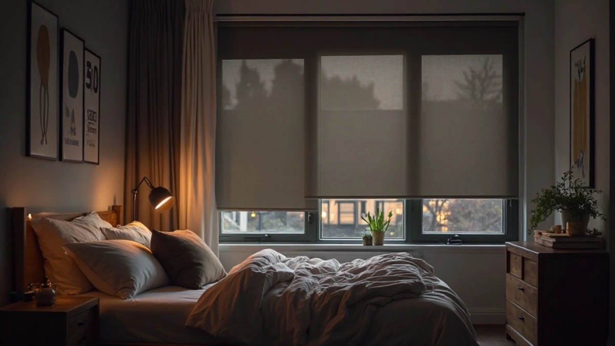 modne rolety do sypialni