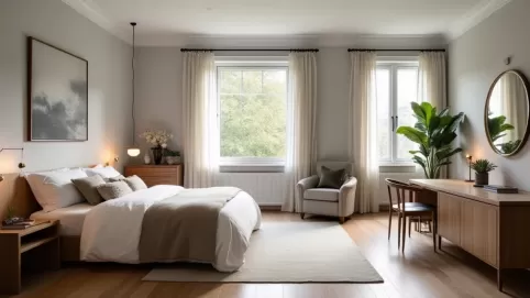 Jak połączyć salon z sypialnią