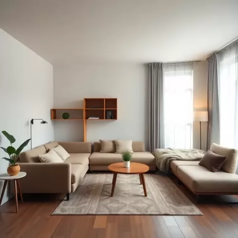 Jak urządzić pokój dzienny z sypialnią w bloku