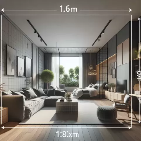 Salon Z Sypialnia 16M2