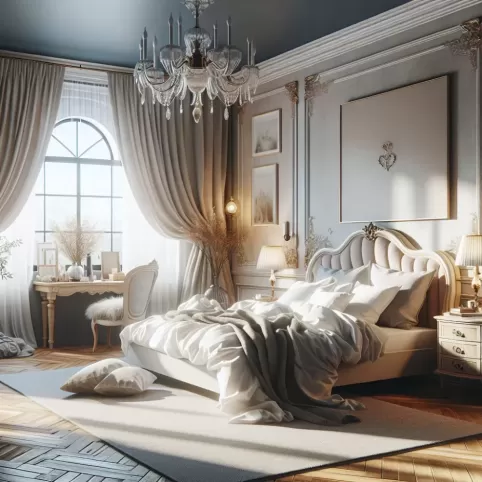 Sypialnia W Stylu Romantycznym
