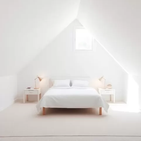 Sypialnia ze skosami jak pomalować