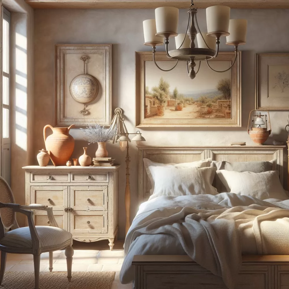 Sypialnia W Stylu Prowansalskim