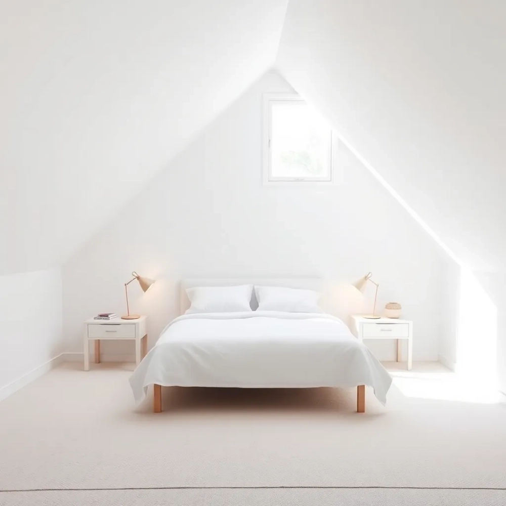 Sypialnia ze skosami jak pomalować